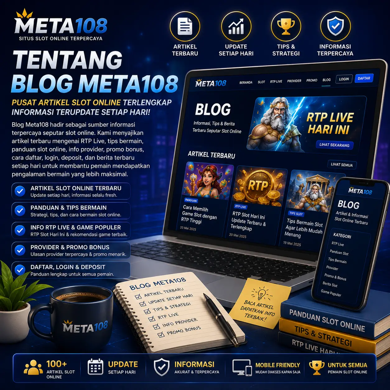 Blog Meta108 Artikel Slot Online RTP Live Tips Bermain dan Berita Terbaru